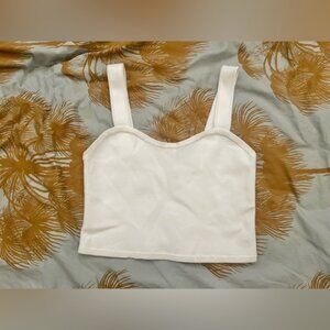 Wilfred sculpt knit crop bustier L birch